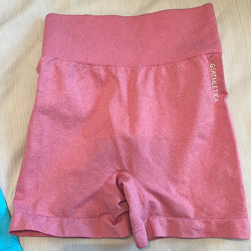 G|athetica sculpt shorts! Pink. Worn 1x